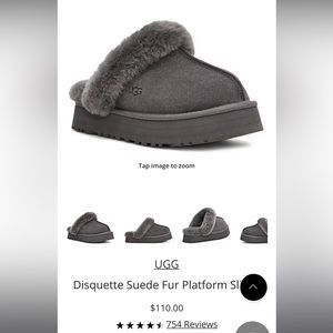 Ugg platform slippers